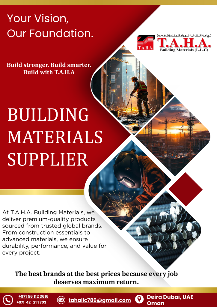 building material supplier in dubai